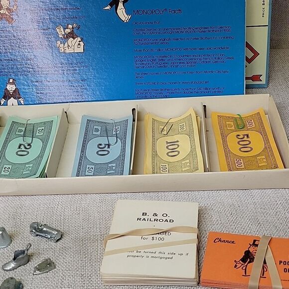 MONOPOLY By Parker Brothers- 1961-75 Complete (#1) - Picture 8 of 14